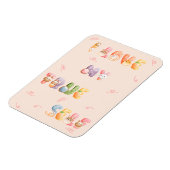 可愛前向きいフレキやる気を起こさせるシブルなフォトマグネット マグネット (左側)