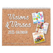 可愛図解入りの、写真付きのい聖句のカスタム カレンダー (カバー)