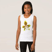 可愛女の子らしい花蘭キッズTシャツ Tシャツ (正面フル)