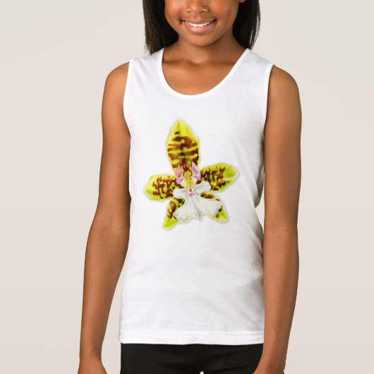 可愛女の子らしい花蘭キッズTシャツ Tシャツ (正面)