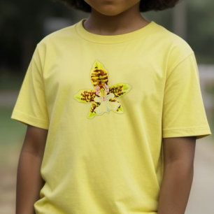 可愛女の子らしい花蘭キッズTシャツ Tシャツ