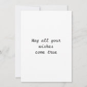 可愛威厳のあるいキツネ誕生日 カード (裏面)