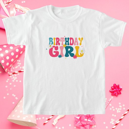 可愛子供へい誕生日ガール Tシャツ