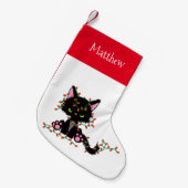 可愛怒い不機嫌なクリスマス スモールクリスマスストッキング (正面 (吊り時))