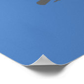 可愛怒い宇宙飛行士Tレックス恐竜 ポスター (角)