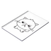 可愛怒い猫が鳴く。 ノートブック (左側)