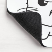 可愛怒い猫が鳴く。 マウスパッド (コーナー)