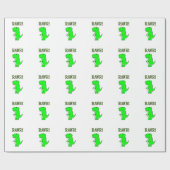 可愛怒いTレックスRAWR ラッピングペーパー (フラット)