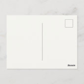 可愛恋しく思いパンダ ポストカード (裏面)