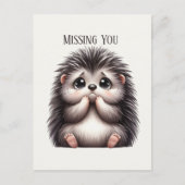 可愛恋しく思い山嵐 ポストカード (正面)