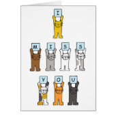 可愛恋しく思い猫漫画 (正面)