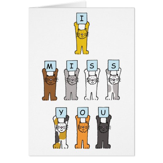 可愛恋しく思い猫漫画 (正面)