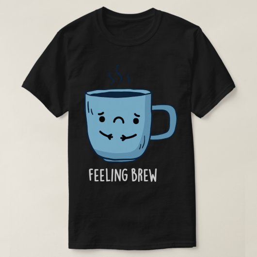 可愛感じい悲しいコーヒーパンの淹れ方 Tシャツ (デザイン正面)