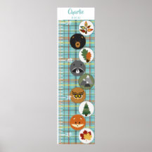 可愛感じい森林動物