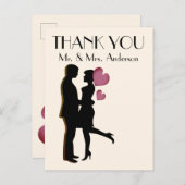 可愛感謝していい君はがき インビテーションポストカード (正面/裏面)