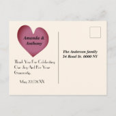 可愛感謝していい君はがき インビテーションポストカード (裏面)