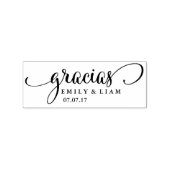 可愛感謝していい書跡フォント ラバースタンプ (押印)