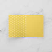 可愛感謝していい「エエ」のカード カード (内部)