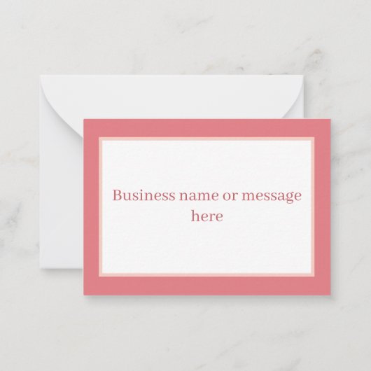 可愛感謝していいYouPig追加メッセージ ノートカード (裏面)