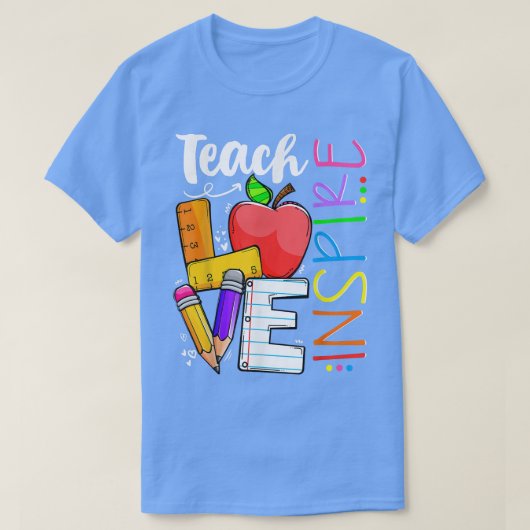 可愛教えい愛とグラフィックインスパイアー Tシャツ (デザイン正面)