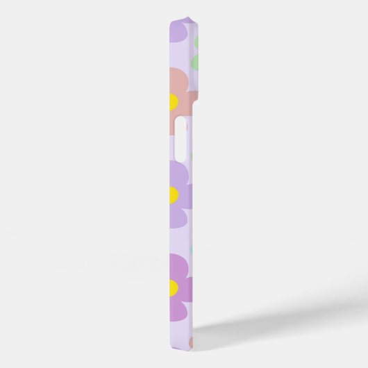 可愛数々のいレトロデイジーガーリーフローラ Case-Mate iPhoneケース (裏面 / 右)