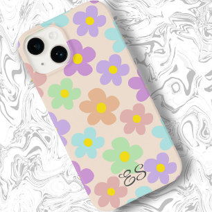 可愛数々のいレトロデイジーガーリーフローラ Case-Mate iPhone 14ケース