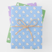 可愛数々のい幽霊色 ラッピングペーパーシート (インサイチュ)