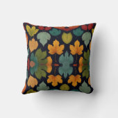 可愛数々のい色の葉 クッション (裏面)