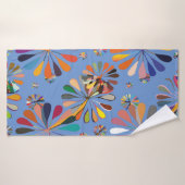 可愛数々のらしい花 バスタオル (バスタオル)