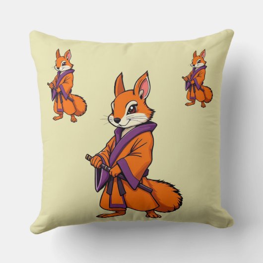 可愛日本のいサムライ クッション (裏面)