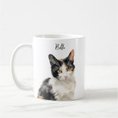 可愛日本のいボブテールカスタムキャット最高のパパ コーヒーマグカップ (左)