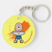 可愛日本のい怪物一詰小僧 キーホルダー (裏面)