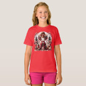 可愛日本のい芸者のシーン Tシャツ (正面フル)