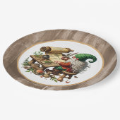 可愛書い格言パーティー ペーパープレート (アングル)