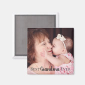 可愛最高のいおばあちゃんマムナナEver Photo マグネット (正面/裏面)