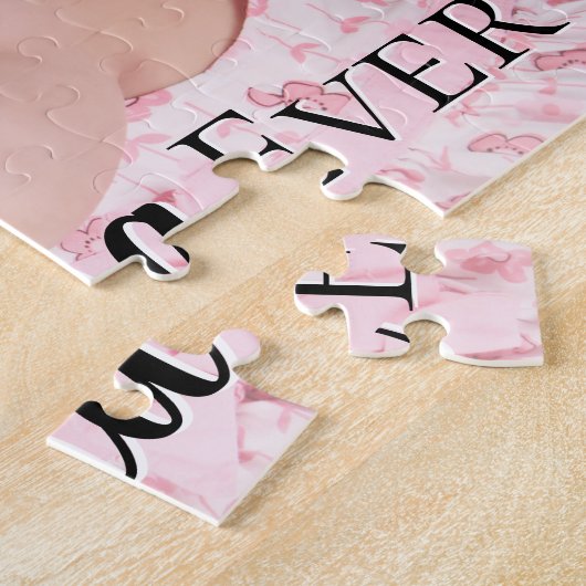 可愛最高のいおばあちゃん写真 ジグソーパズル (側面)