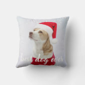 可愛最高のいドッグエバーカスタムペット写真装飾用クッション クッション (裏面)