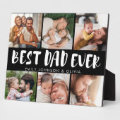 可愛最高のいパパ史上初の父の日フォトコラージュ フォトプラーク (側面)