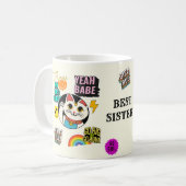 可愛最高のいマグリの妹は女の子に行く コーヒーマグカップ (正面左)