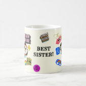 可愛最高のいマグリの妹は女の子に行く コーヒーマグカップ (中央)