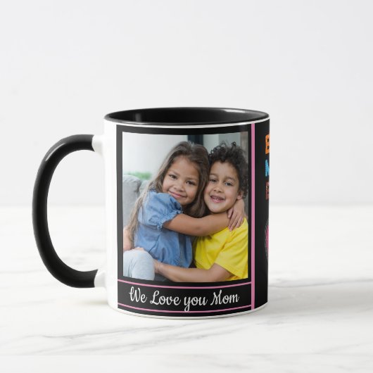 可愛最高のいママの写真 マグカップ (左)