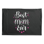 可愛最高のいママ文字と小さな星 枕カバー (裏面)