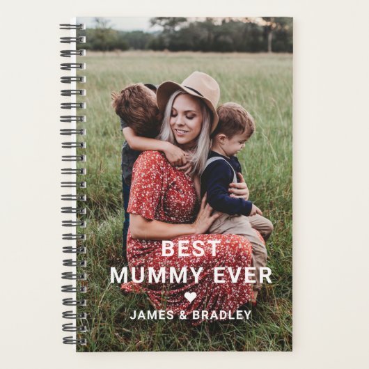 可愛最高のいミラミーハート母の日の写真 プランナー手帳 (正面)