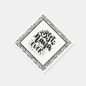 可愛最高のい七菜の母の日 スタンダードカクテルナプキン (角)