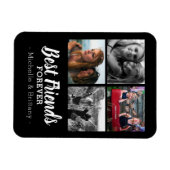 可愛最高のい友人フォーエバー写真集冷蔵庫 マグネット (横)