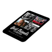 可愛最高のい友人フォーエバー写真集冷蔵庫 マグネット (左側)