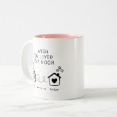 可愛最高のい友友の遠距離友情 ツートーンマグカップ (正面左)