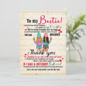 可愛最高のい友達のギフトおもしろい、友情の日の贈り物 シーズンカード (スタンド正面)