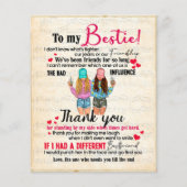 可愛最高のい友達のギフトおもしろい、友情の日の贈り物 チラシ (正面)