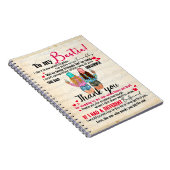 可愛最高のい友達のギフトおもしろい、友情の日の贈り物 ノートブック (右側)